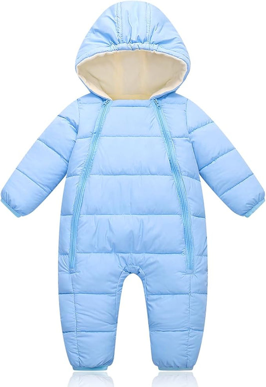 Toddler Snow Suit Baby Snowsuit Infant Boy Winter Coat Girl Puffer Clohtes 0-2T