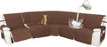 Arfntevss Recliner Sectional Couch Covers 1OO% Waterproof L Shape Sofa Cover by Arfntevss