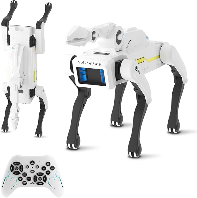 Robot Dog with Claw - Interactive STEM Pet with Voice Control, 30+ Actions & Remot contol, Durable Design for Kids Age 6+