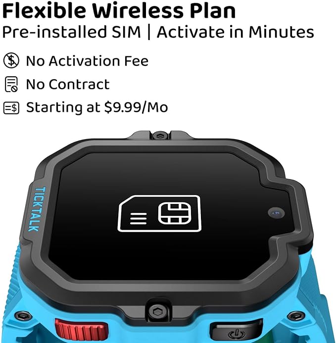 TickTalk 5 - Kids Smart Watch with GPS Tracker, Video Calling, SOS, & Parental Controls | Smartwatch with Free Music, Texting, Kid Phone Call and Text, Boys & Girls - 4G Smart Watch for Kids 3-12