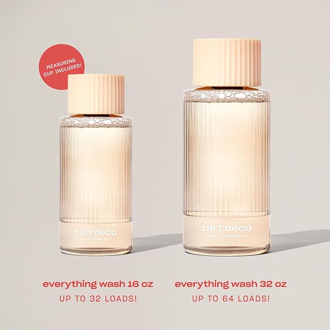 Snif Tart Deco Laundry Detergent, Juicy, Sophisticated Cherry Scent, 32 Loads, Non-Irritating to Skin, Clean, Non-Toxic, Vegan, Cruelty Free, 16oz