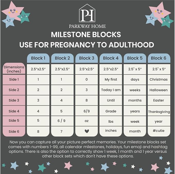 Turquoise Baby Monthly Milestone Blocks. Baby Age Blocks for Girl or Boy Baby Photo Props and Baby Shower. Month Baby Milestone Blocks with Grammatically Correct Month and Year