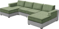 UNBBRRL 10 Pieces Stretch Sofa Cushion Covers by UNBBRRL