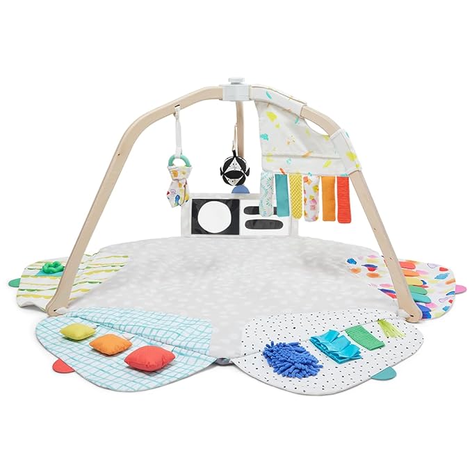 Lovevery Play Gym and Sensory Strands Bundle, Stage-Based Developmental Activity Gym for a Whole Year of Play Baby to Toddler Including Play Guide, Ages 0+ Months