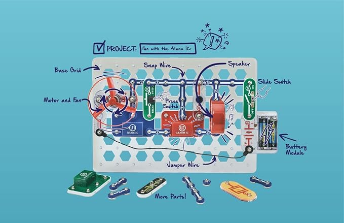 Snap Circuits Elenco Snap Circuits Pro 500 in 1 Electronics Exploration Kit