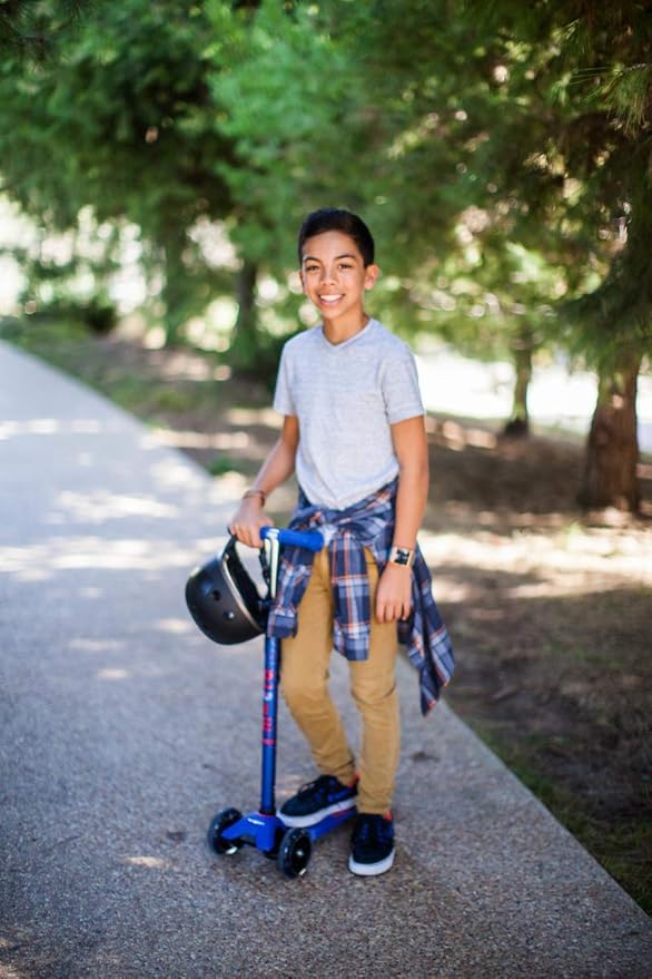 Micro Kickboard - Maxi Deluxe 3-Wheeled, Lean-to-Steer, Swiss-Designed Micro Scooter for Kids, Ages 5-12