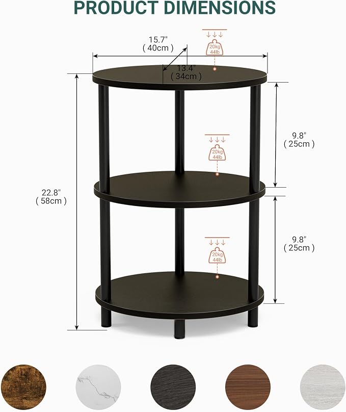 Small Round Side Table - Image 2