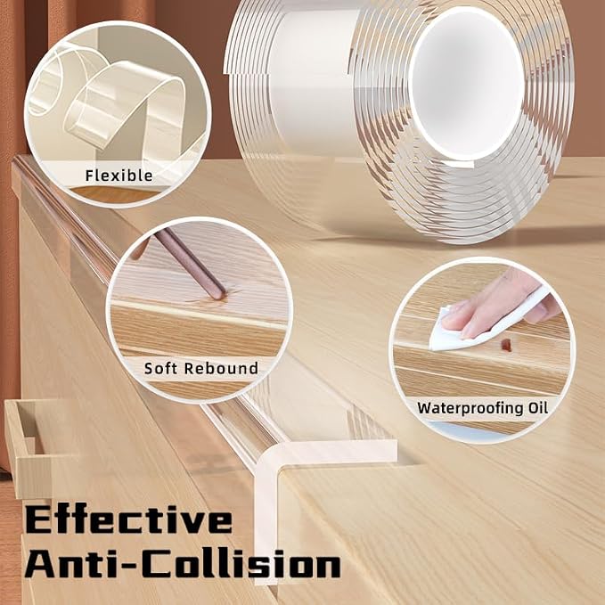 1.18 in x 13.12 FT, Self Adhesive Protective Bumper Guards - Image 4