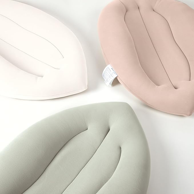 Baby Lounger for Newborn: Skin-Friendly & Breathable for 0-12 Months Infant Tummy Time Playtime & Diaper Changes - Portable & Lightweight Cushion for New Parents