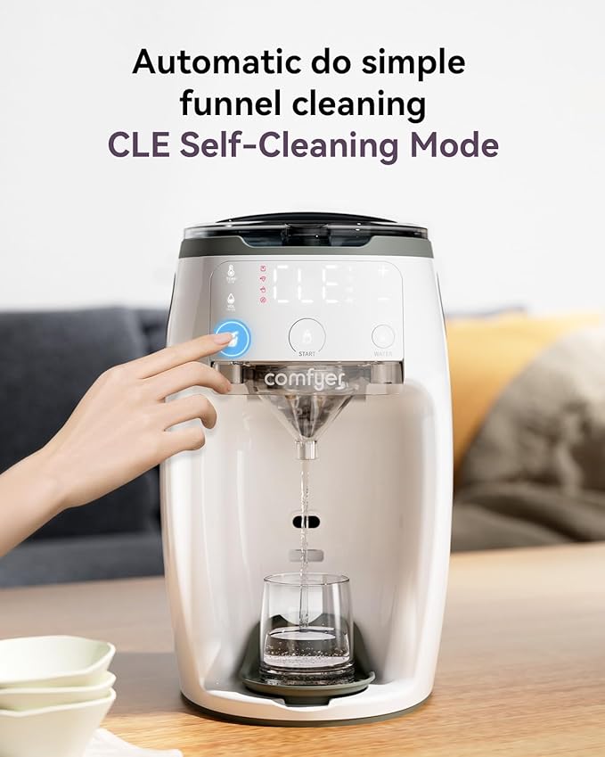 Instant Formula Maker comfyer, Customizable and Automatic Formula Dispenser Machine with Accurate Temperature Control for Baby, Automatic Powder Blending for All Brands of Bottle and Formula, White