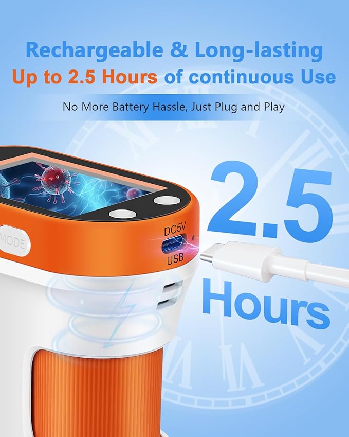 Microscope for Kids 1000x Magnification, 2.4-inch ScreenPocket Microscope with Photo and Video Recording (with Slide Kit) Portable Educational Gift