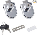 2Pcs Glass Cabinet Lock with Keys, Display Case Lock by Unknown