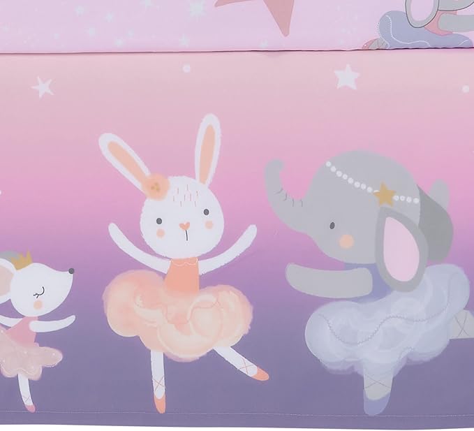Bedtime Originals Tiny Dancer 3-Piece Ballet Baby Crib Bedding Set - Elephant