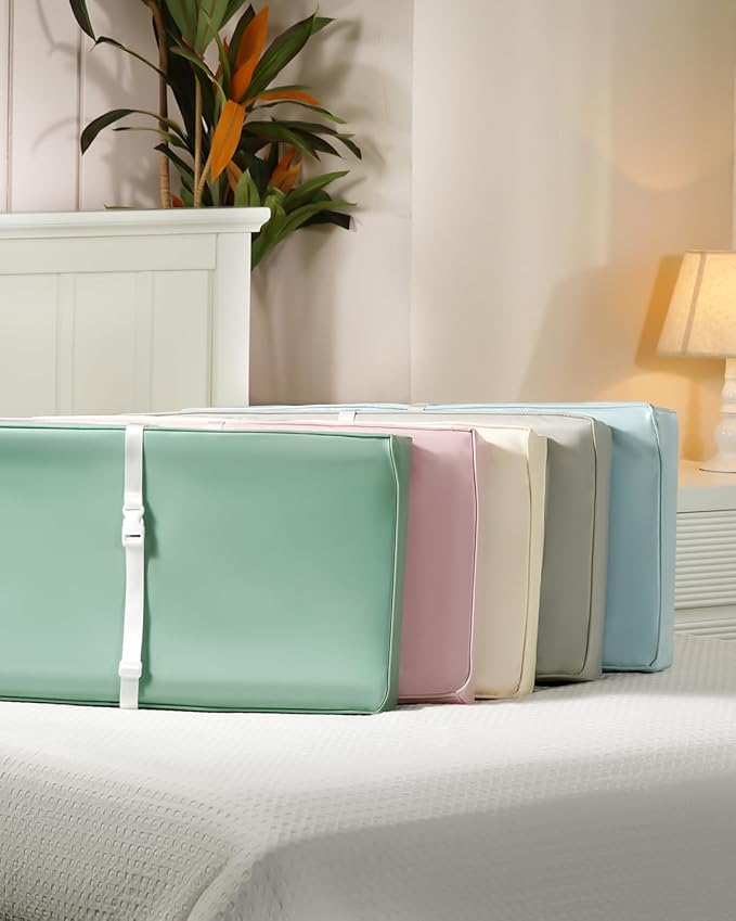 Vegan Leather Waterproof Baby Changing Pad - Wipeable, Extra Thick & Portable & Non-Slip Diaper Mat for Dresser, Crib, Travel | Soft & Safe (Pink)