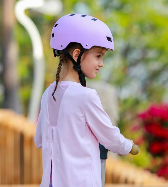 Bike Skateboard Helmet, Adjustable and Multi-Sport for Skate Scooter, 3 Sizes for Adult Youth Kids Toddler