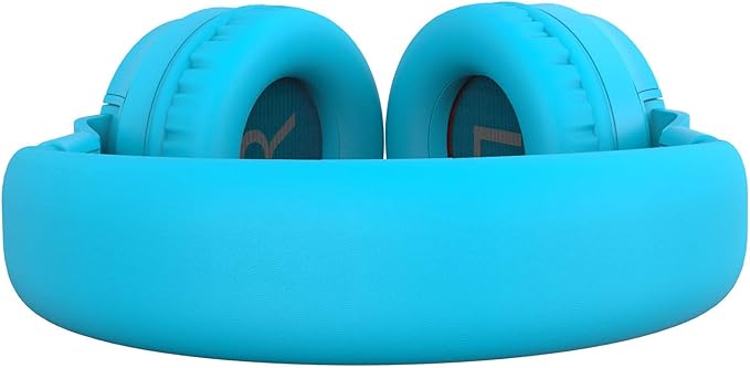 Puro Sound Labs PuroBasic Wired Headphones for Kids - Volume-Limiting & Adjustable with Microphone – Compatible with Smartphones, Tablets, PCs, and More – Safe, Durable Headphones for Kids – Blue