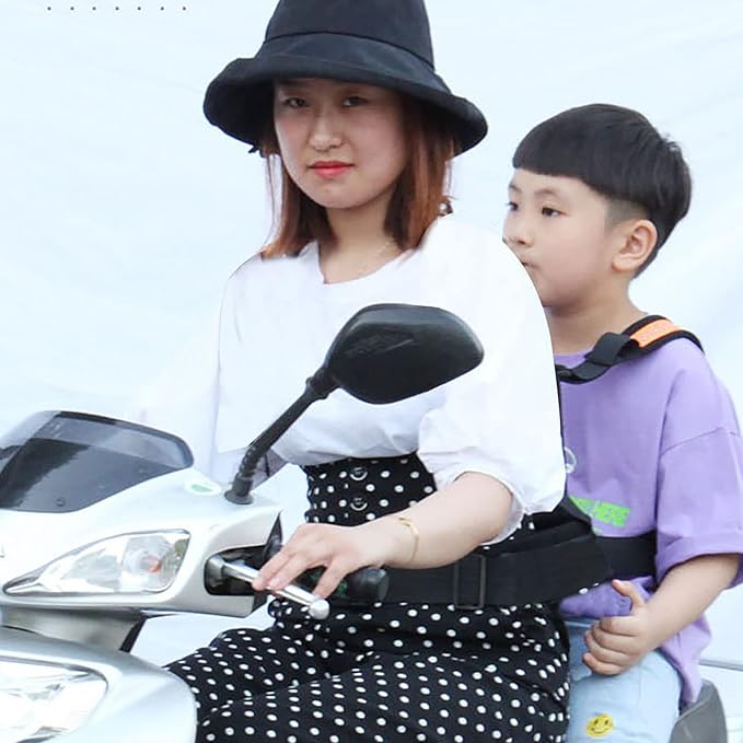 Holiberty Child Motorcycle Safety Harness for Kids Anti-Fall Bike Motorcycle Shoulder Belt Cycling Walking Harness Age 2-12