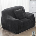 vctops 1-Piece Velvet Plush Stretch Chair Sofa Slipcover Soft Fuzzy Fluffy by vctops