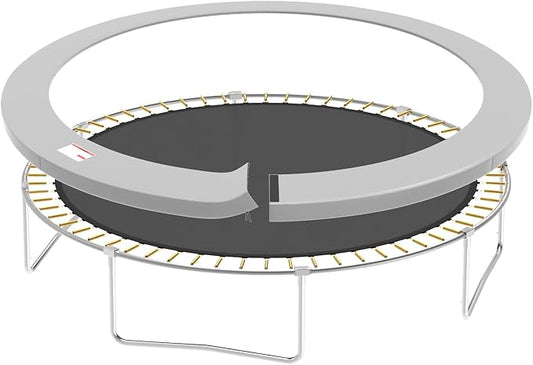 Trampoline Spring Cover, 10ft/12ft/14ft/15ft/16ft Trampoline Replacement Safety Pad, Waterproof Trampoline Accessories Pad for Round Frame