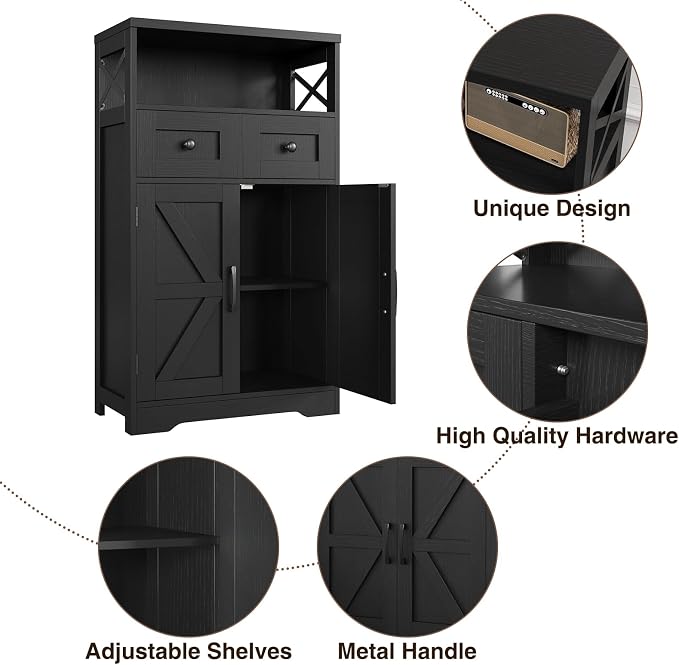 Befrases Black Storage Cabinet - Image 6
