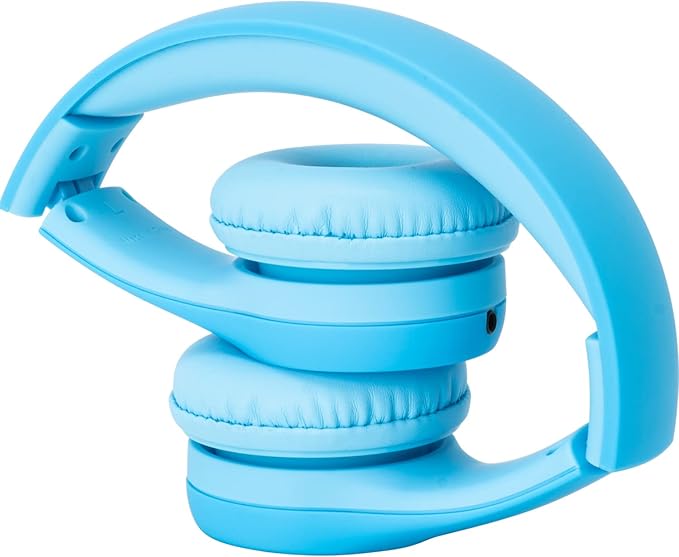 Snug Play+ Kids Headphones – Volume Limited 93dB for Safe Listening – Foldable, Durable Headphones for Toddlers, Boys & Girls – Tangle-Free Cord – Ideal for Travel, School, Tablets - Blue