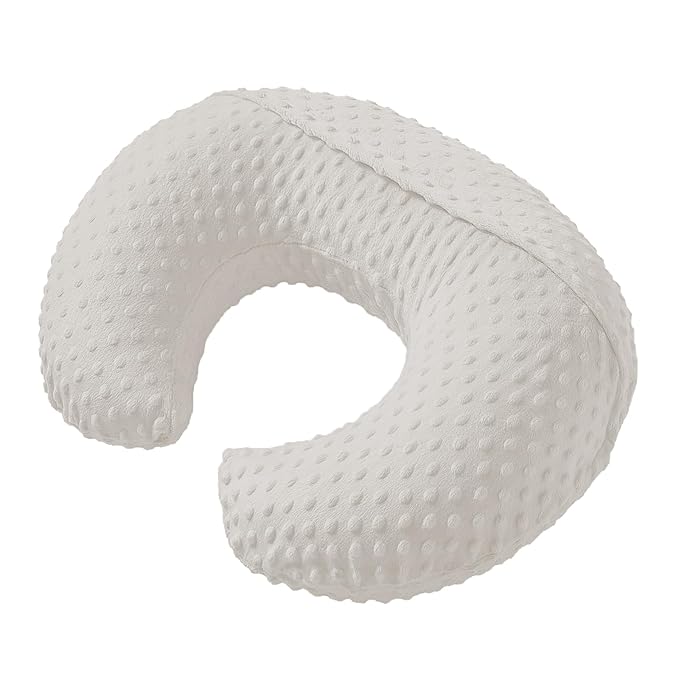 Nursing Pillow and Positioner for Breastfeeding, Ultra Soft Baby Breastfeeding Pillows for More Support for Mom and Baby, with Premium Removable Cover (Sand)