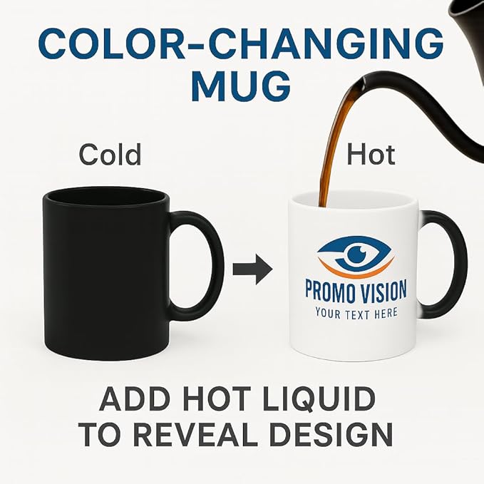 Personalized Coffee Mug, Custom Photo Caricature Gift, Funny Customized Coffee Gift for Men & Women, Custom Mugs with Pictures, Color Changing 15oz Father's Day Mug