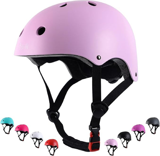 Kids Bike Helmet,Boys Girls Helmet Multi-Sport Helmet for Skateboard Roller Inline Skating Bicycle Scooter 3 Sizes