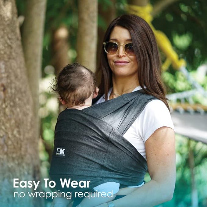 Active Yoga Baby K'tan Baby Carrier Wrap: #1 Easy Pre-Wrapped Baby Sling | Soft Yoga Fabric | UVA/UVB Infant Sun Protection | Breathable Quick Drying | Newborn to Toddler up to 35lb (See Size Chart)