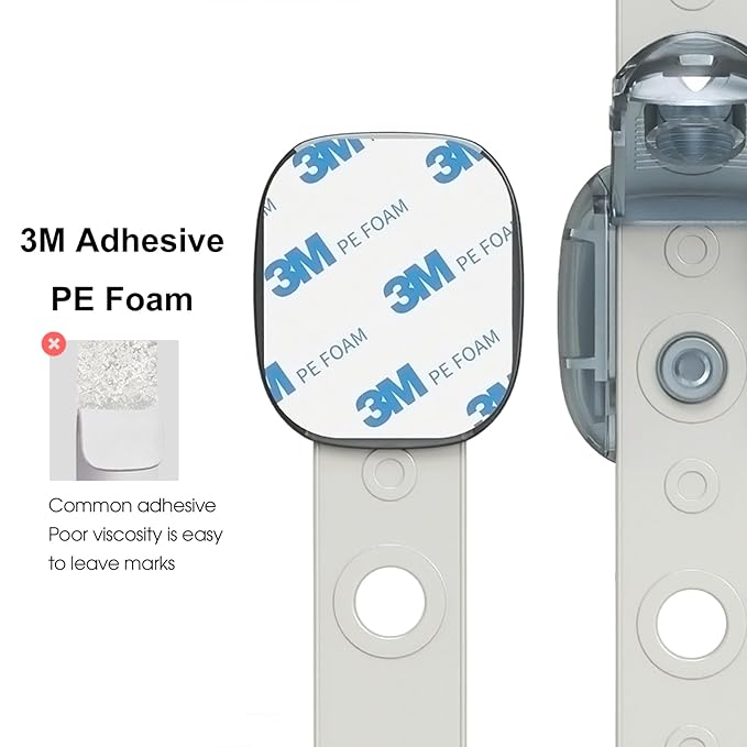 5 Pack Cabinet Locks Baby Proofing, Child Proof Cabinet Locks with Sticky Adhesive Pads, Child Locks for Cabinets and Drawers, RV Refrigerator, Oven Lock Child Safety Baby Cabinet Locks