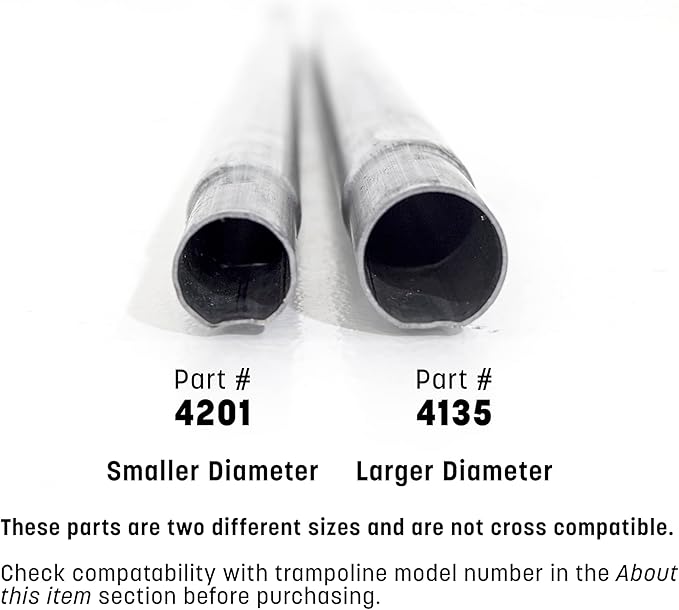 Skywalker Trampolines Lower Enclosure Straight Tube, Pack of 2, Part #4201