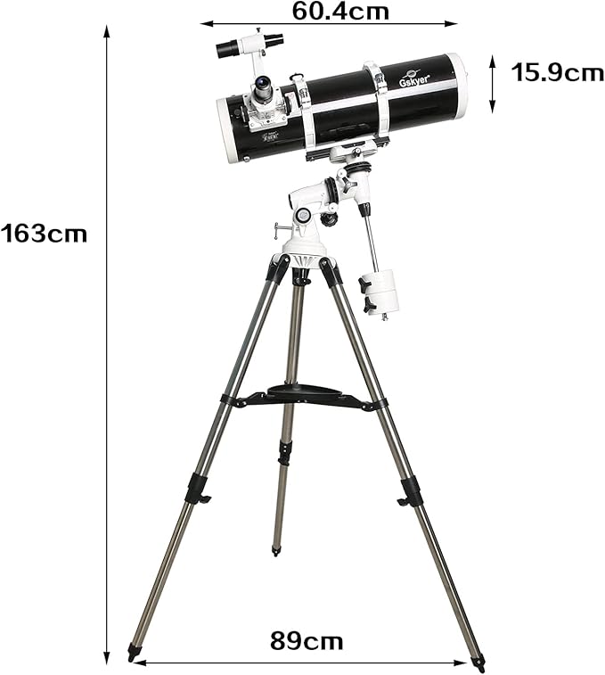 Telescope, Gskyer 130EQ Professional Astronomical Reflector Telescope, German Technology Scope, EQ-130 (EQ-130)