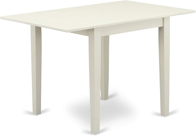 East West Furniture NDNO5-LWH-W 5 Piece Dinette Set - Image 5