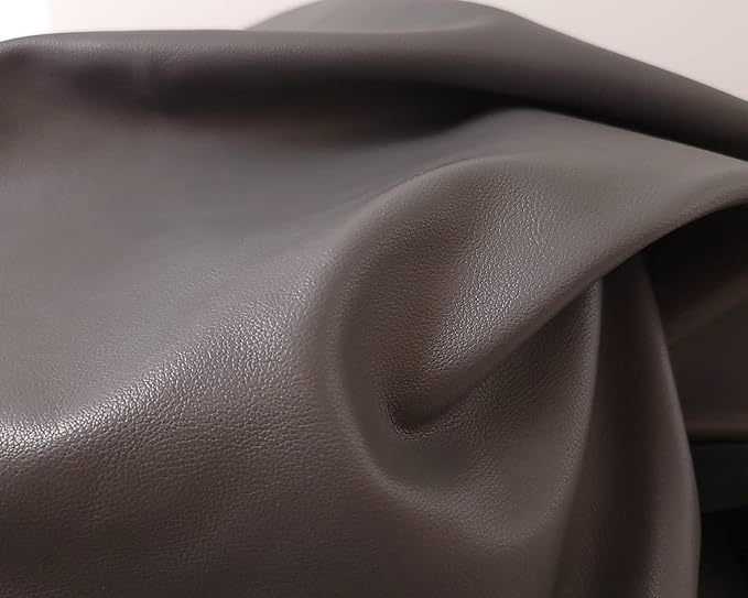 NAT Leathers, Dark Gray Soft Faux Vegan Leather PU {Peta Approved Vegan} by NATLeathers