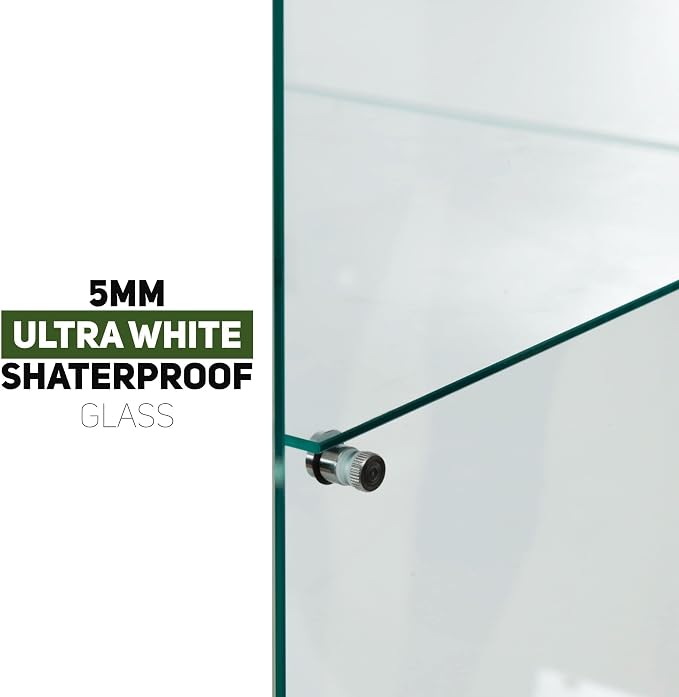 Beauty4U 2 Doors Glass Display Cabinet - Image 5