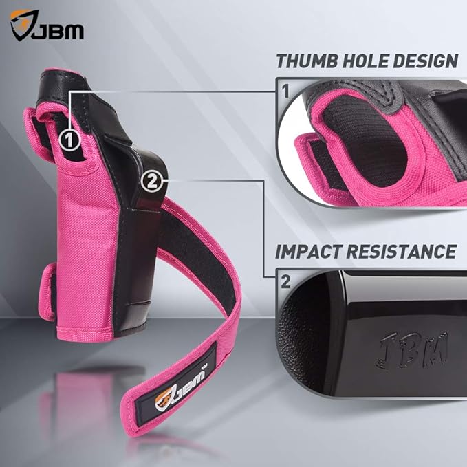 JBM Adult & Kids Knee Pads Elbow Pads and Wrist Guards for Inline Skating, Roller Skating, Skateboarding, Scootering