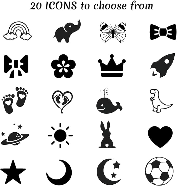 Personalized storage boxes for children Customize the name and icon, A foldable storage box bins for children's clothes, toys, books, etc Storage baskets suitable for both boys and girls (Gray)