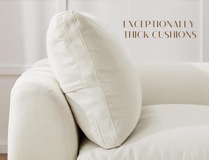 ohllob Oversized Cloud Couches for Living Room, Convertible Sectional Couch - Image 3