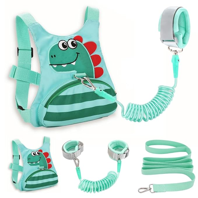Toddler Leash for Kids-Baby Child Harness with Anti Lost Wrist Link for Boys/Girls