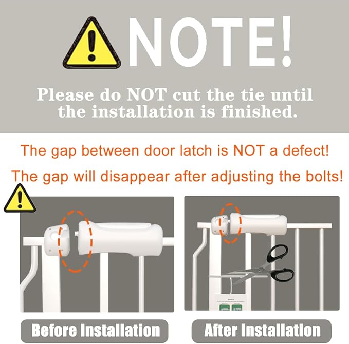 Fairy Baby Extra Wide Baby Gates 53-57.5 inch, Auto Close Child Safety Gates for Stairs Banister Doorways Hallway,Indoor Safety Child Gates for Kids or Pets