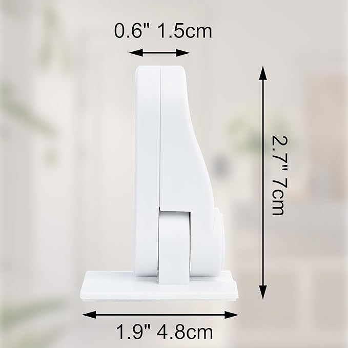 Child Proof Door Lever Lock(6 Pack) - Baby Proofing Door Handle Lock, 3M Adhesive & No DrillingNeed, Minimalist Design, Child Safety Door Handle Locks