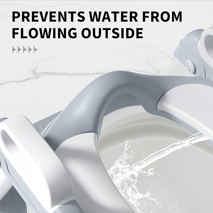 Potty Training Seat for Toddlers, 2 in 1 Potty Training Toilet with Anti-Slip Pad Step Stool, Toddler Toilet Seat for Boys and Girls