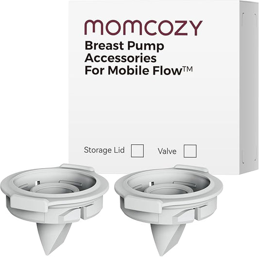 Momcozy Original Replacement Accessories for Upgraded Mobile Flow | Upgraded M9,Original Upgraded M9 Breastfeeding Parts,Valve，2 Pack