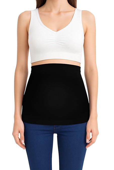 Sweet Hearts Belly Bands For Pregnant Women- Maternity Postpartum Pregnancy Belly Band Support Belt Made in USA