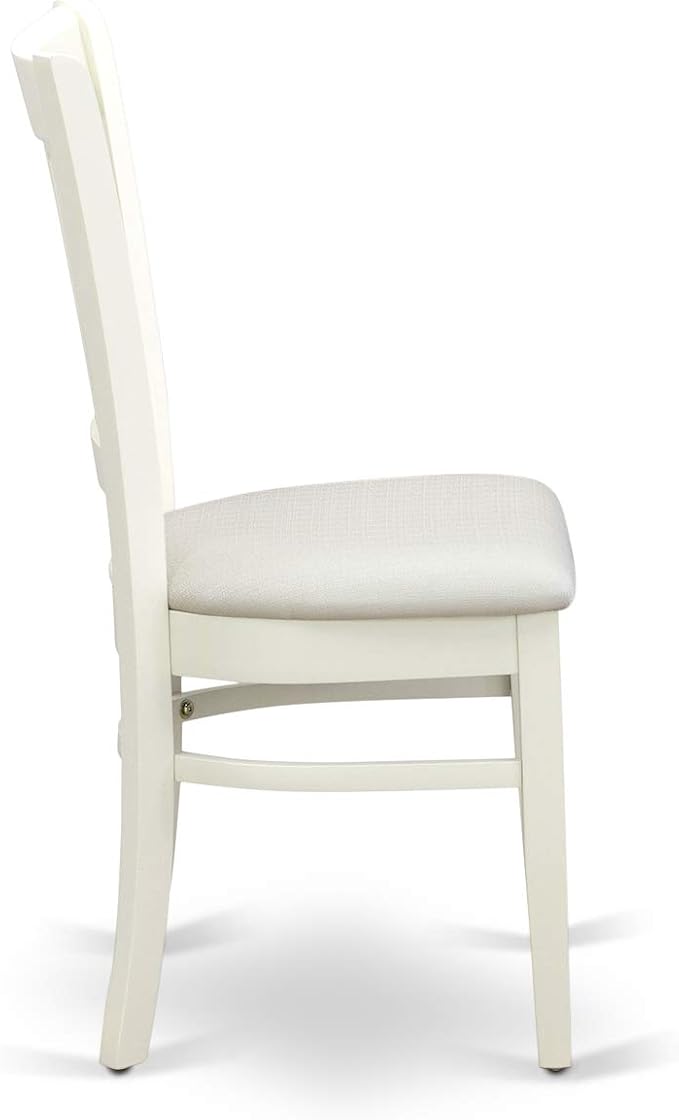 East West Furniture NDVA5-LWH-C 5 Piece Modern Dining Table Set Includes a - Image 10