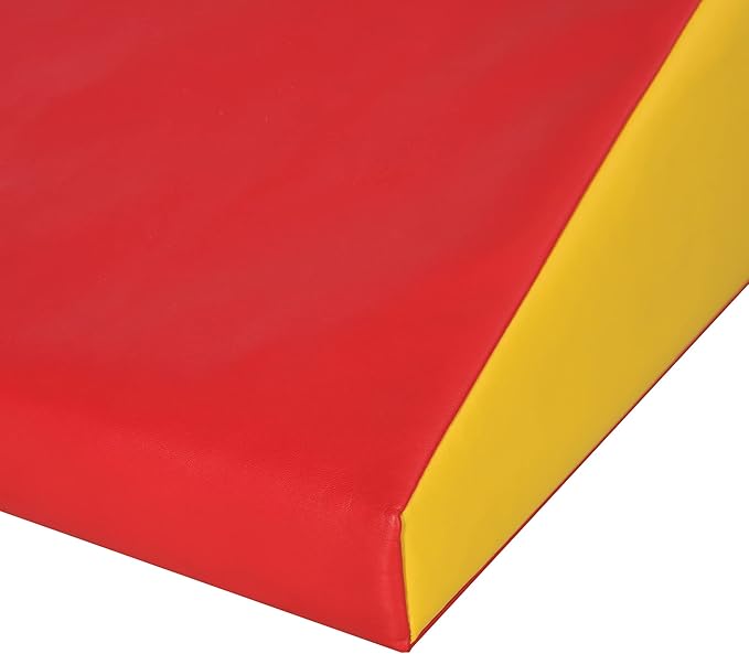 Soozier 2 Piece Climb and Crawl Activity Play Set, Soft Secure Foam Playset for Toddler, Preschooler, Indoor Play, Baby Learning Toys, Multicolor