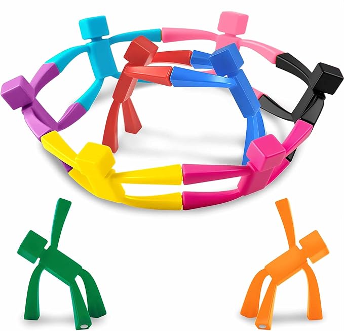 Magnetic Travel Toys for Toddlers Kids 10PCS, Airplane Car Travel Activities Essential, Fidget Toys Road Trip ‌Sensory Toy, Fidgets for Classroom Toys for 3 4 5 6 7 8 Year Old - Square Style