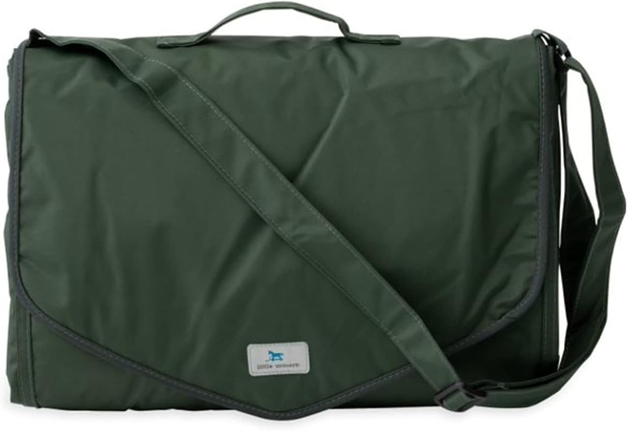 Little Unicorn 5'x7' Outdoor Family Picnic & Beach Blanket | Durable & Water-Resistant Fabric | Compact Fold & Easily Wipes Clean | Zipper Pocket (Tropical Leaf)