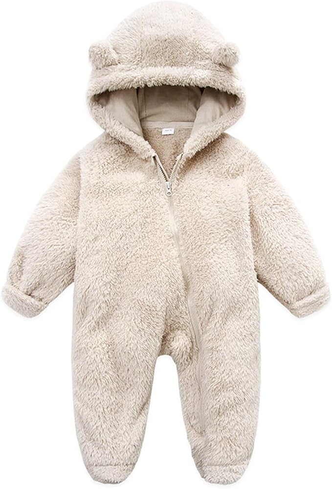 Baby Boy Girl Snowsuit Winter Warm Clothes Coat Infant Jumpsuit Toddler Outfit