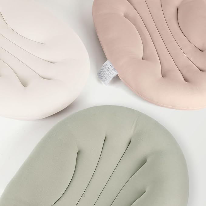 Baby Lounger for Newborn: Portable & Lightweight Pillow for Tummy Time Playtime & Diaper Changes - Skin-Friendly & Breathable for 0-12 Month Supervised Use